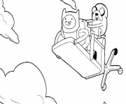 Printable finn adventure time sb6b7 coloring pages