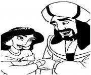 Printable jafar and jasmine disney sa2c1 coloring pages