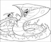 aladdin and huge snake disney coloring pagesf2e6