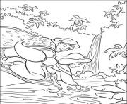 Printable jasmine touches water disney s04c9 coloring pages