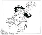 Printable jasmine dancing disney princess scb6c coloring pages