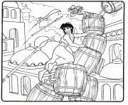 Printable aladdin got attacked disney coloring pagese0e6 coloring pages