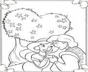 aladdin proposing disney princess coloring pages2257