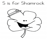 Printable shamrock alphabet 3b68 coloring pages