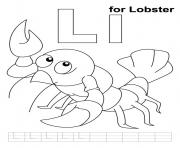 lobster alphabet s freea859