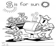 Printable sun alphabet 0b4c coloring pages