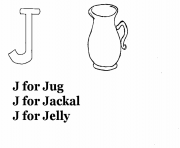 Printable alphabet  j free1ec9 coloring pages