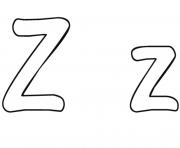 Printable z free alphabet s65c6 coloring pages