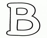 b uppercase alphabet sce39