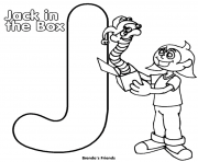 Printable alphabet  jack in the box3e69 coloring pages