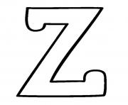Printable free z alphabet s4d2b coloring pages