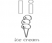 i is for ice cream alphabet color pages3026