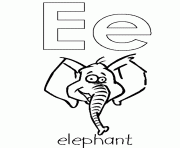 Printable animal e alphabet s free0025 coloring pages