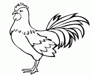 Printable farm animals s rooster1e53 coloring pages
