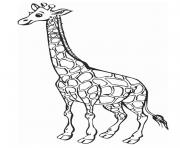 Printable sweet giraffe animal coloring pages7bed coloring pages