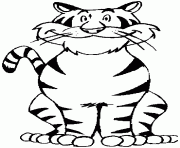 Printable tiger preschool s zoo animals381f coloring pages