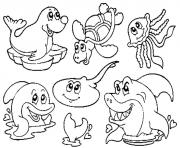 Printable coloring pages of sea animals free printable1e79 coloring pages