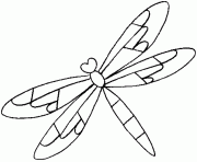 Printable animal dragonfly  free for kids7751 coloring pages