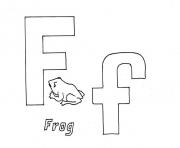Printable free alphabet s animal frogf667 coloring pages