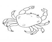Printable animal crab s072f coloring pages