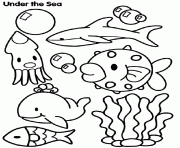 Printable under the sea s of sea animalsdf8a coloring pages