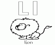 Printable animal lion alphabet s free1cf2 coloring pages