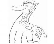 Printable smiling giraffe animal coloring pages8379 coloring pages