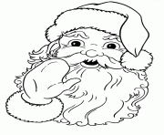 Printable santa face s for christmas free printable2595 coloring pages