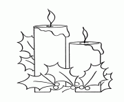 Printable two candle free s for christmas506a coloring pages