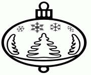 Printable christmas  ornamente93a coloring pages