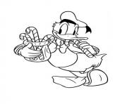 Printable donald duck eating candy s of christmas8ba8 coloring pages