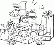 Printable bunch of presents christmas s for kids5274 coloring pages