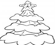 Printable free s christmas snow in a tree273f coloring pages