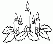 Printable printable free s for christmas candles181e coloring pages