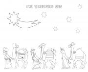 Printable the three wise men christmas s for kids818f coloring pages