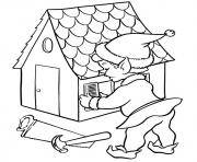 elf free coloring christmas pages12a0f
