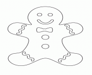 Printable kids gingerbread man s christmasfdb5 coloring pages