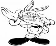 Printable santa bugs bunny looney tunes s christmasf292 coloring pages