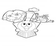 Printable dora s to print7ecf coloring pages