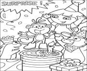 Printable dora happy birthday s free69dc coloring pages
