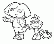 Printable dora printable s say stop0c09 coloring pages