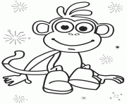 Printable free boots of dora printable s1036 coloring pages