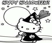 Printable hello kitty happy halloween s printe55c coloring pages