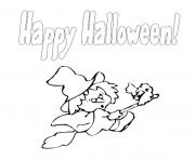 Printable witch flying halloween s freea7e3 coloring pages