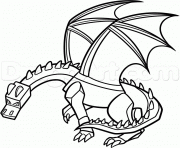 Printable minecraft dragon coloring pages