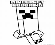 Printable minecraft weird monster coloring pages