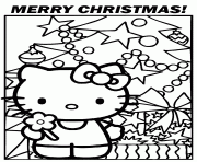 Printable hello kitty  christmas happinessa7c2 coloring pages
