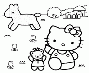 Printable cartoon hello kitty preschool s zebra8ff3 coloring pages