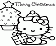Printable hello kitty  christmas8ae2 coloring pages