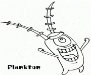 coloring pages spongebob plankton19978